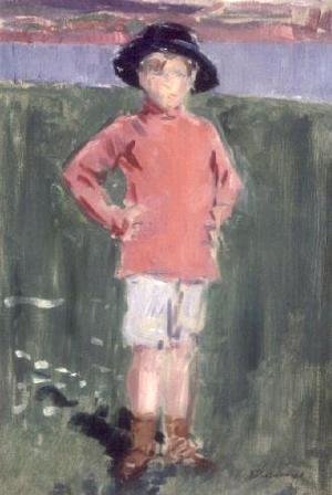 Francis Campbell Boileau Cadell - Young Boy on the Shore, Iona