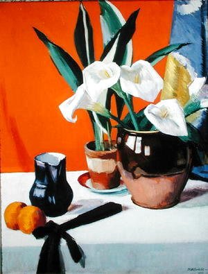 Francis Campbell Boileau Cadell - Arum Lilies