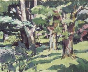 Francis Campbell Boileau Cadell - Trees at Auchinleck, Ayrshire