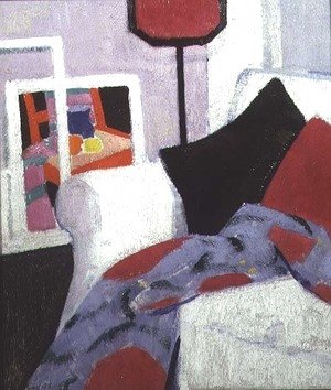 Francis Campbell Boileau Cadell - The White Sofa, 7 Ainslie Place, c.1915