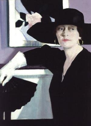Portrait of a Lady in Black, c.1921