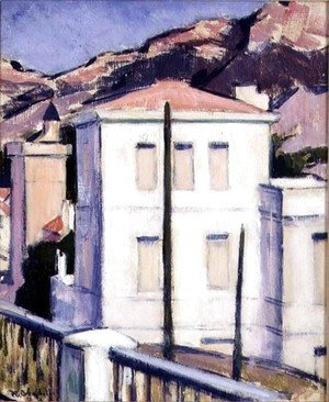 Francis Campbell Boileau Cadell - The White Villa, Cassis, 1924