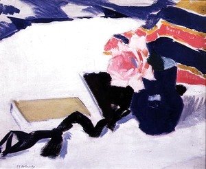 Francis Campbell Boileau Cadell - The Rose and the Black Ribbon