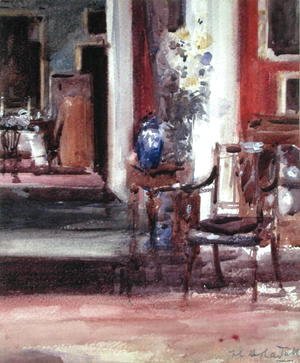 Francis Campbell Boileau Cadell - Interior of the Artist's House, Ainslie Place, Edinburgh