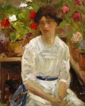 Francis Campbell Boileau Cadell - Lady in White