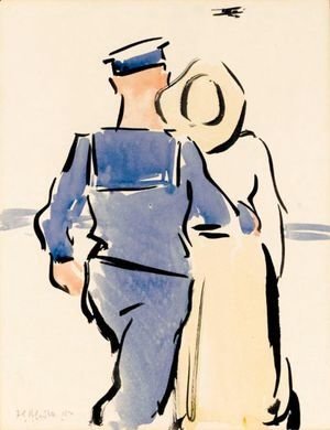 Francis Campbell Boileau Cadell - The Biplane