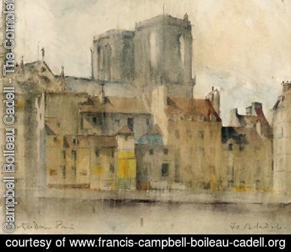 Francis Campbell Boileau Cadell - Notre Dame From The Seine, Paris