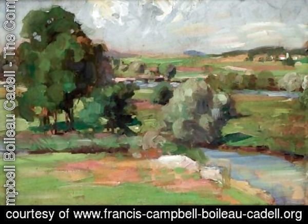 Francis Campbell Boileau Cadell - The Clyde At Dalserf