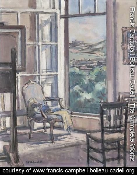 Francis Campbell Boileau Cadell - Interior, The Open Window