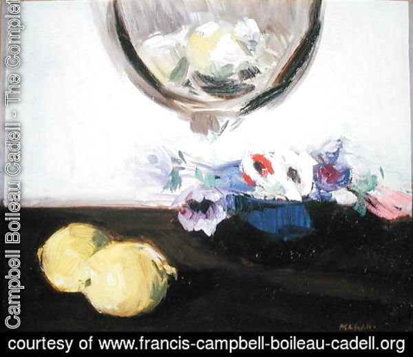 Francis Campbell Boileau Cadell - Anemones and Lemons