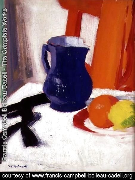 Francis Campbell Boileau Cadell - Blue and Orange