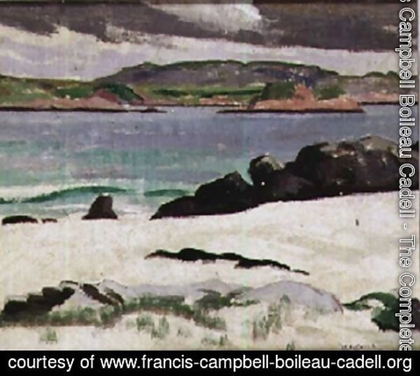 Francis Campbell Boileau Cadell - A Deserted Beach, Iona