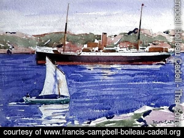 Francis Campbell Boileau Cadell - Steamer and Yacht, Iona