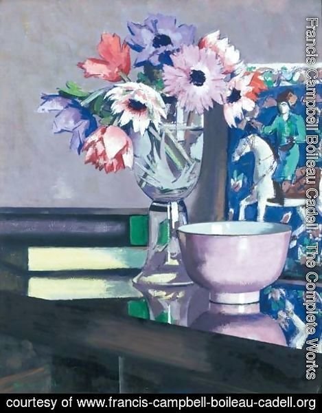 Francis Campbell Boileau Cadell - Still Life With Anemones