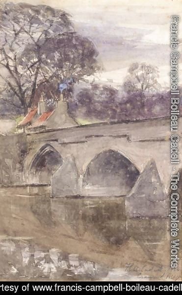 Francis Campbell Boileau Cadell - Cramond Bridge Near Edinburgh